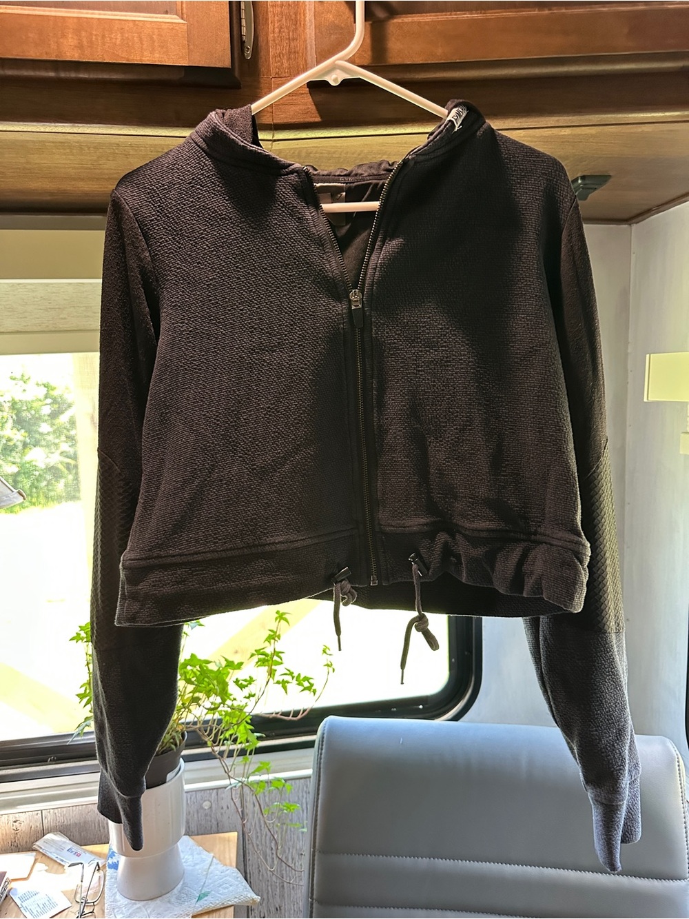 Gymshark- cropped jacket size small